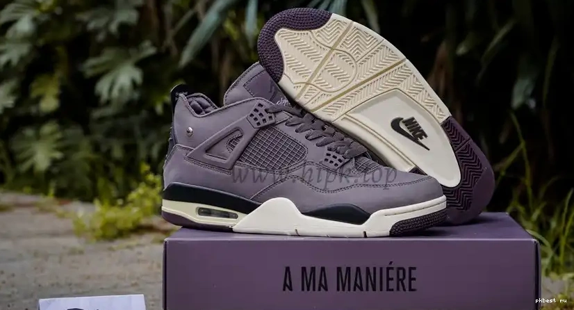 Ore MATERIALS TO 4 GOD Jordan Retro SHIP RETAIL Violet A Ma Maniére READY PK 0509